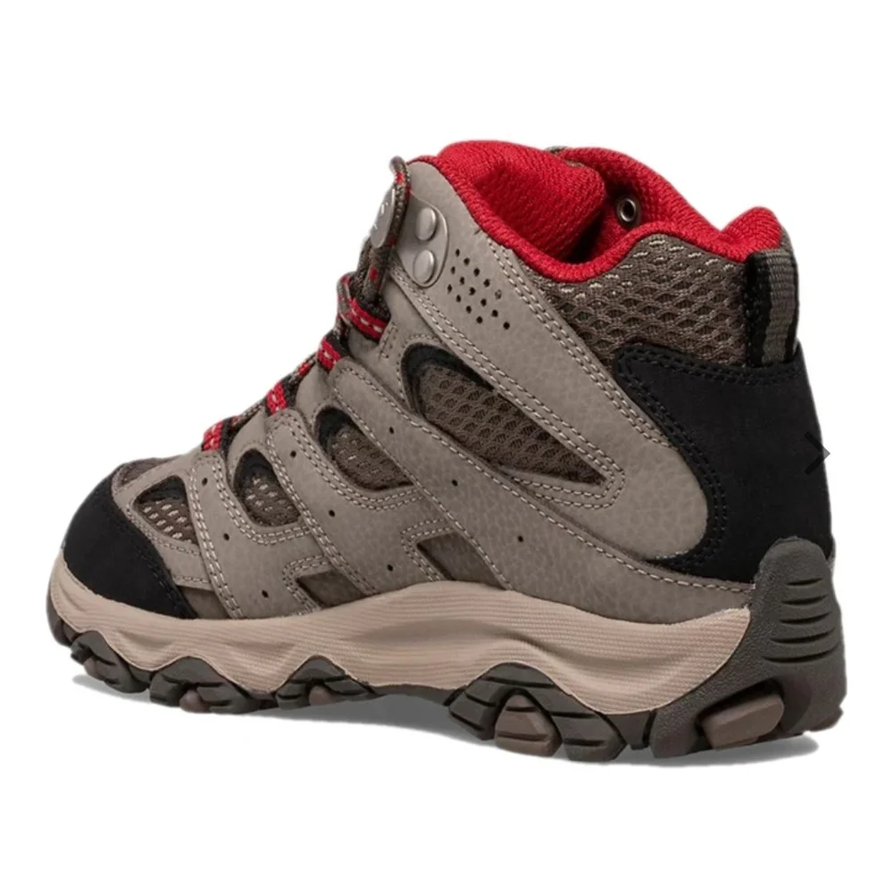 Size 5-Merrell Moab 3 Mid MK265701 Hiking Boots Kids Boulder Red Waterproof